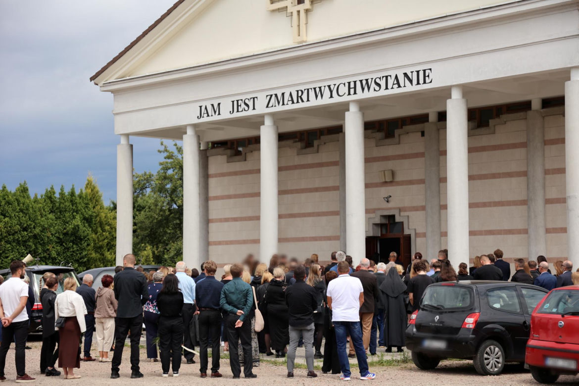 Pogrzeb ofiar zbrodni w Skawinie