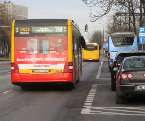 Nowe buspasy w Warszawie 