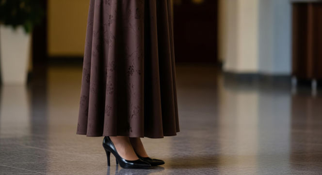 Marta Nawrocka na uroczystym powitaniu. Stylizacja pierwszej damy zaskoczyła ekspertów mody?