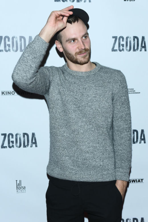 Julian Świeżewski na premierze filmu "Zgoda" 