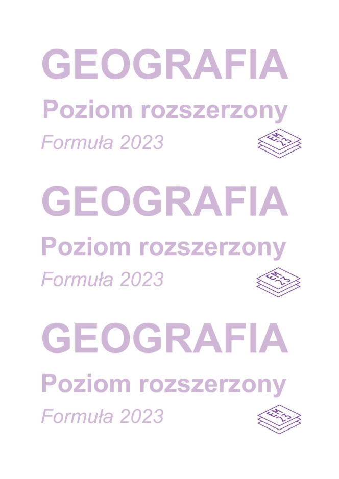 Matura 2026: geografia rozszerzona 15.05.2026 r. Arkusze CKE [Formuła 2023]