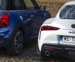MINI Cooper John Cooper Works 2.0 8AT vs. Toyota GR Supra 2.0 AT8