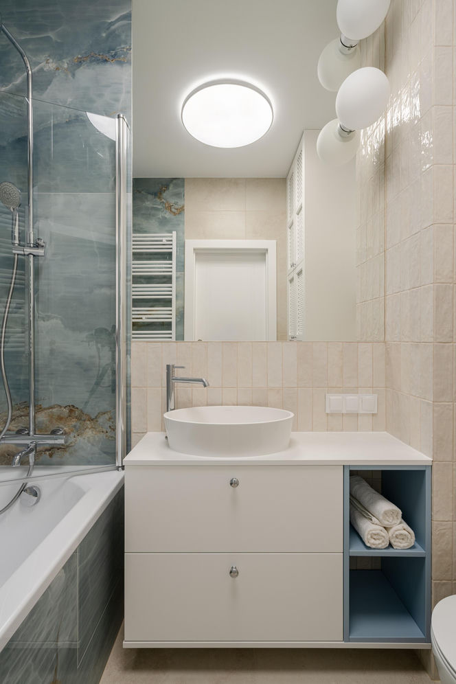 Mieszkanie w jasnych kolorach od KODO