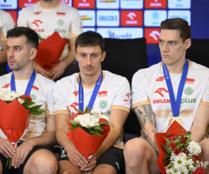 Złoci medaliści ME przywitani przez kibiców na lotnisku