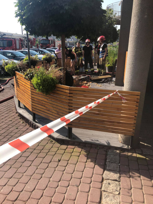 Opole, pożar Sopelka na ul. Bielskiej