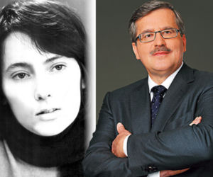Młoda Anna Komorowska z Bronisławem Komorowskim