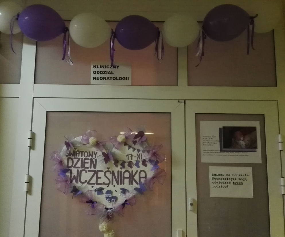 Obchody Światowego Dnia Wcześniaka w Zielonej Górze 18 listopada w Sali Kolumnowej Urzędu Marszałkowskiego