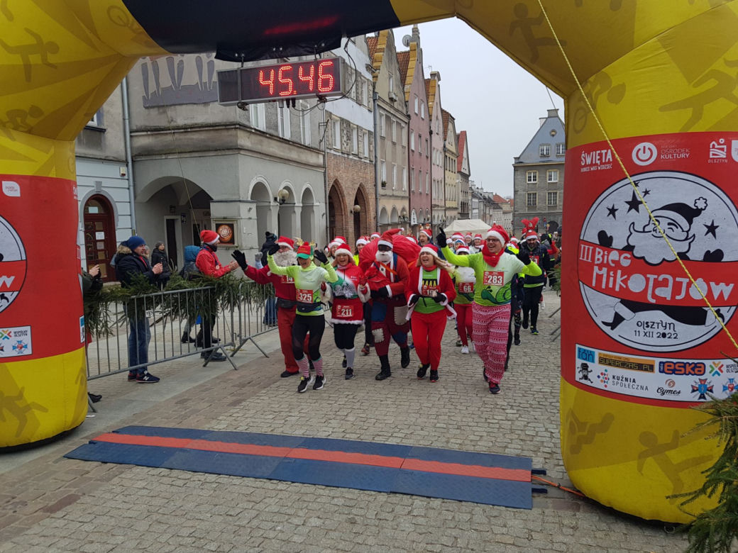 III Bieg Mikołajów w Olsztynie