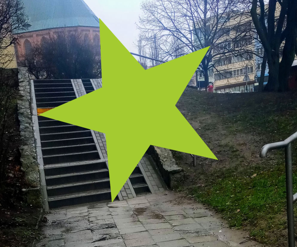 Były schody grozy, jest poręcz absurdu. Szczeciński radny reaguje