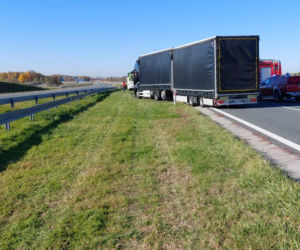 Wypadek na A4 koło Tarnowa