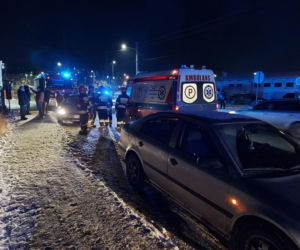 Wypadek na ulicy Targowej w Starachowicach
