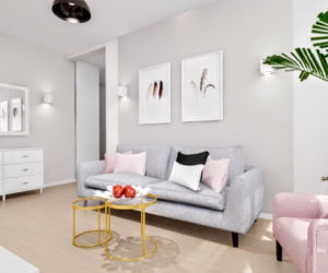 Salon w stylu skandynawskim 