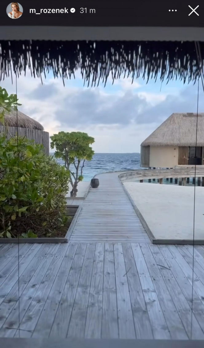 Małgorzata Rozenek i Radosław Majdan na Malediwach