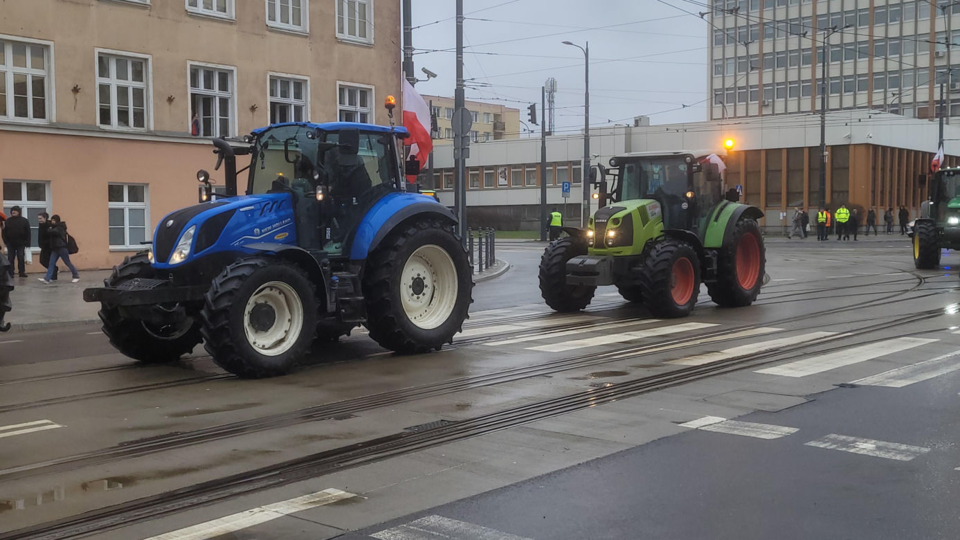 Protest rolników w Olsztynie, 20 lutego 