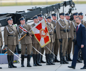 Żona Kosiniaka-Kamysza została matką chrzestną F-35
