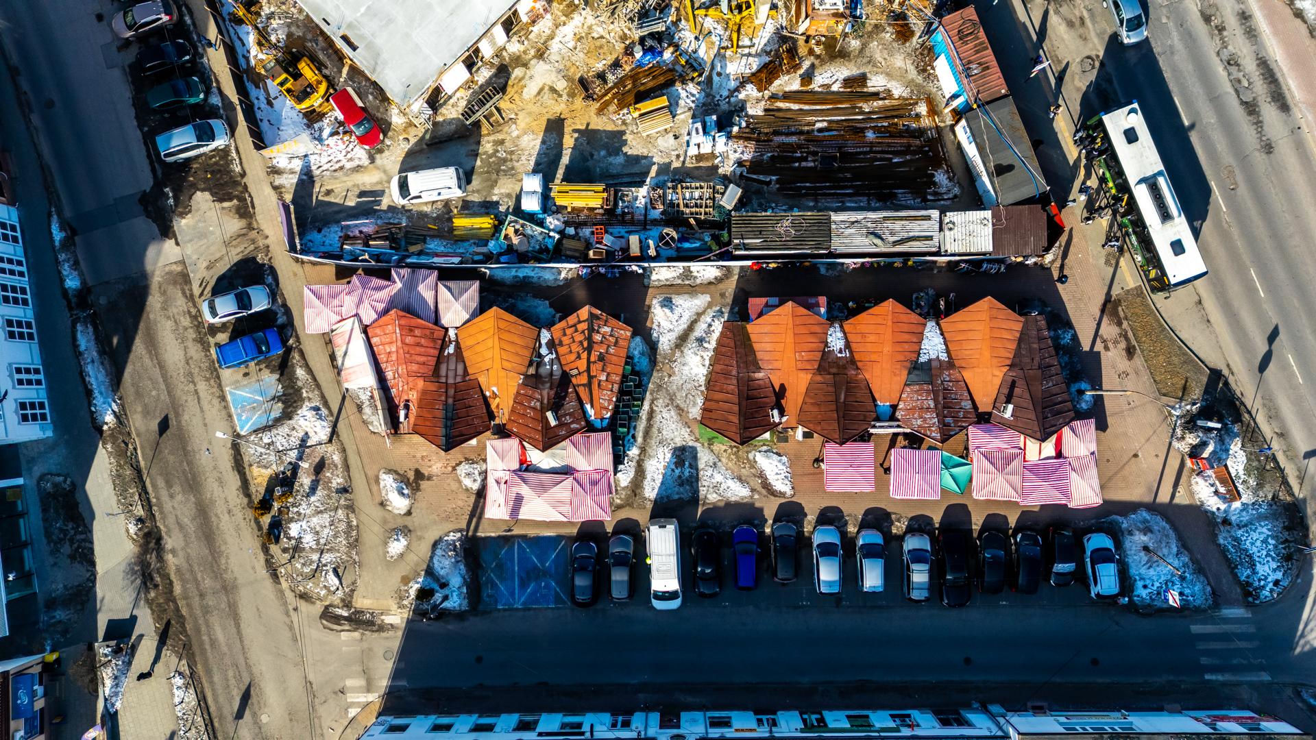 Budowa targowiska w Otwocku