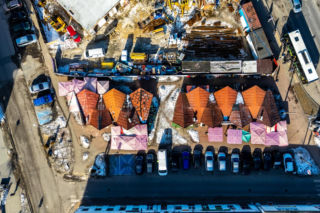 Budowa targowiska w Otwocku