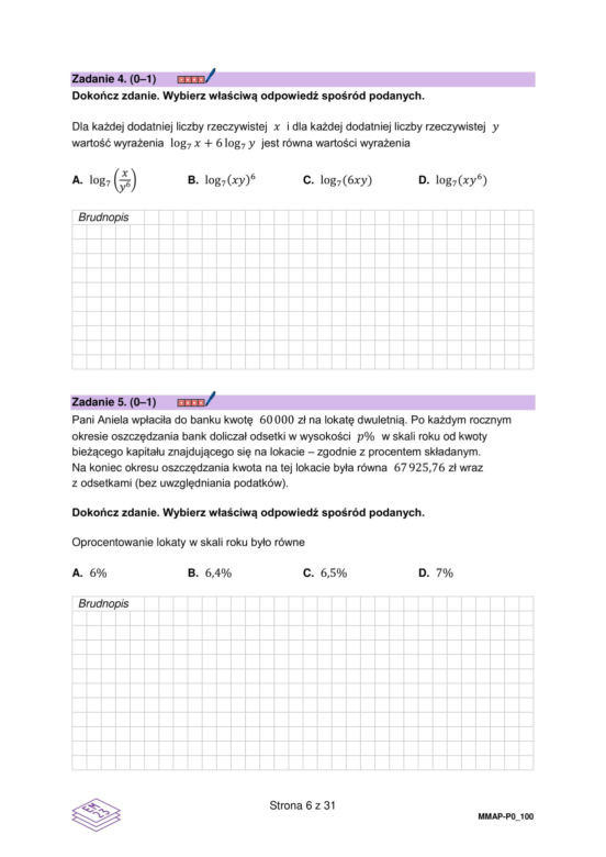 Próbna matura 2025 z matematyki poziom podstawowy odpowiedzi i ARKUSZE CKE [6 grudnia 2024]
