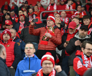 Widzew Łódź - Lech Poznań: Zdjęcia kibiców i zawodników z meczu 24. kolejki PKO BP Ekstraklasy