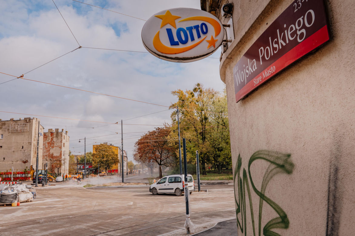 Remont ul. Wojska Polskiego w Łodzi