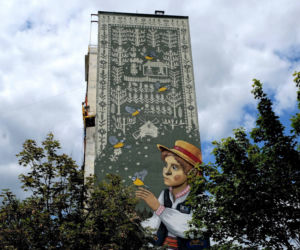 Mural przy Radzymińskiej