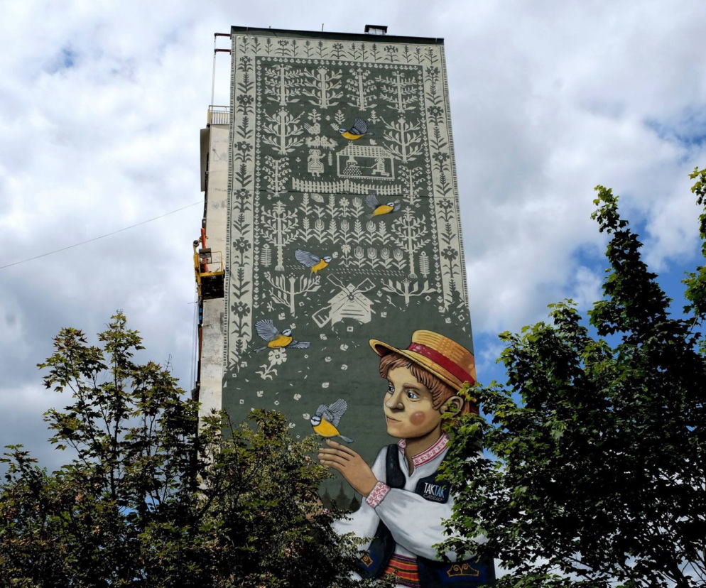 Mural przy Radzymińskiej