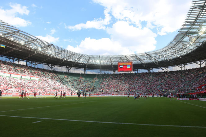 Polska - Ukraina. Tłumy kibiców na trybunach. Znajdź się na zdjęciu!