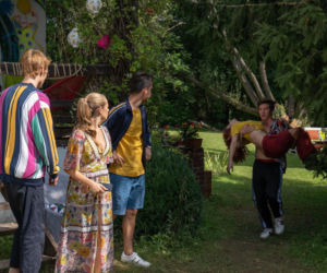 Barwy szczęścia odc. 1986. Oliwka (Wiktoria Gąsiewska), Justin (Jasper Sołtysiewicz), Mia (Maria Ruddick), Igor (Natan Gudejko), Eryk (Patryk Cebulski)