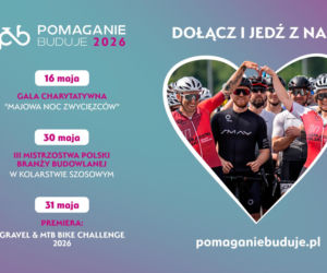 Murator patronem wydarzenia „Pomaganie Buduje 2026”