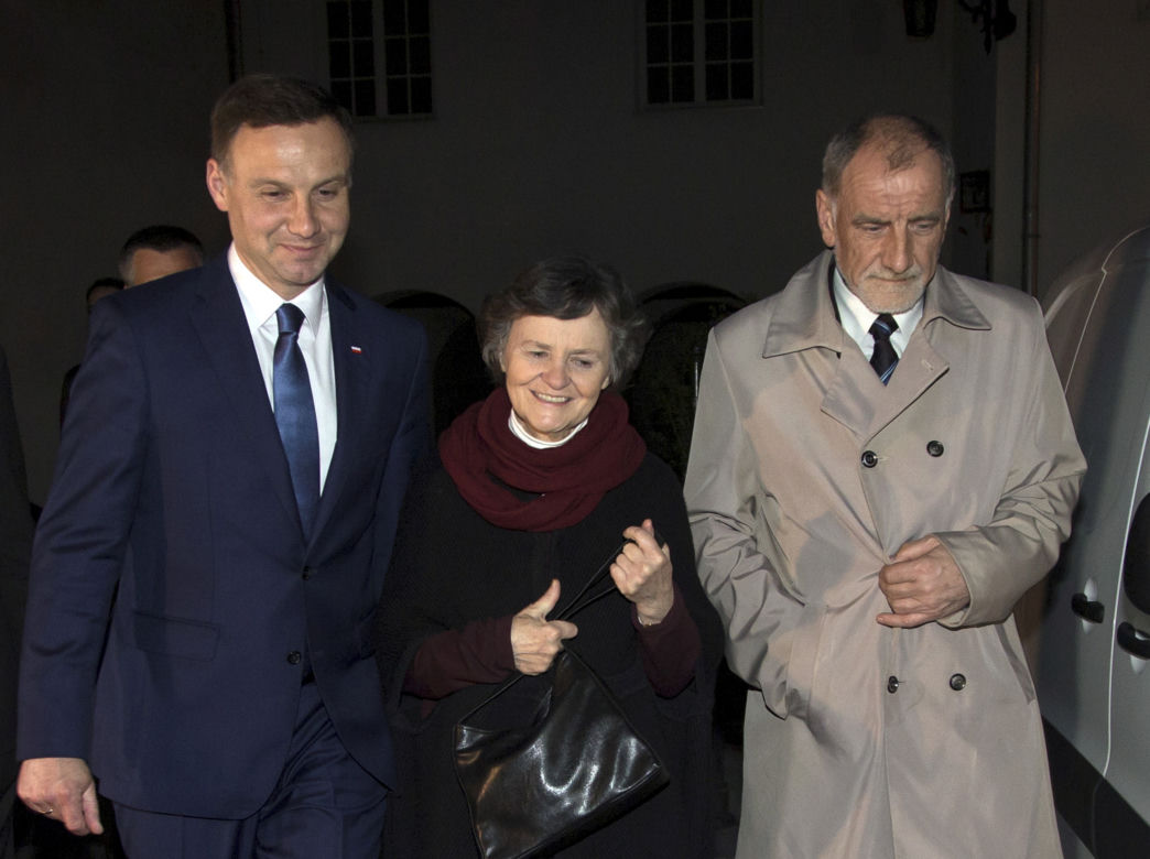 Andrzej Duda z rodzicami