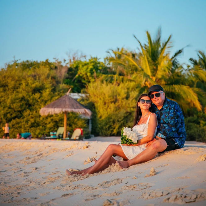 Karolina Skiba z mężem