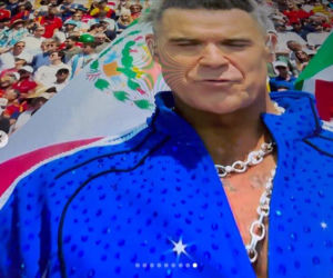 Robbie Williams i Nicole Scherzinger rozgrzali finał mundialu! Ich występ przejdzie do historii