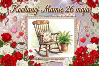 Kartka z życzeniami na Dzień Matki