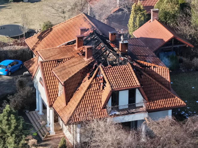 Seria groźnych pożarów pod Warszawą