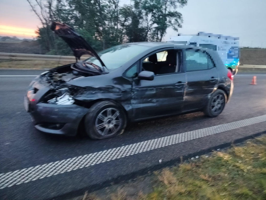 Dwie kolizje koło Kościana