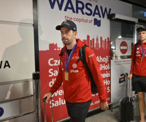 Złoci siatkarze po perypetiach wrócili do Polski