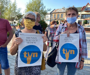 Lex TVN: PROTESTY W CAŁEJ POLSCE 10.08. Protestowali tez w Starachowicach