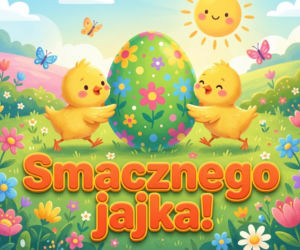 Kartka świąteczna na Wielkanoc