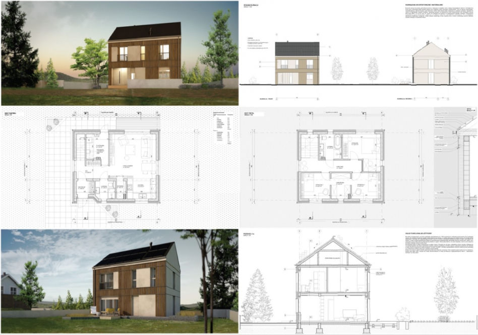 Konkurs na projekt domu o powierzchni do 70 metrów kwadratowych: wyniki