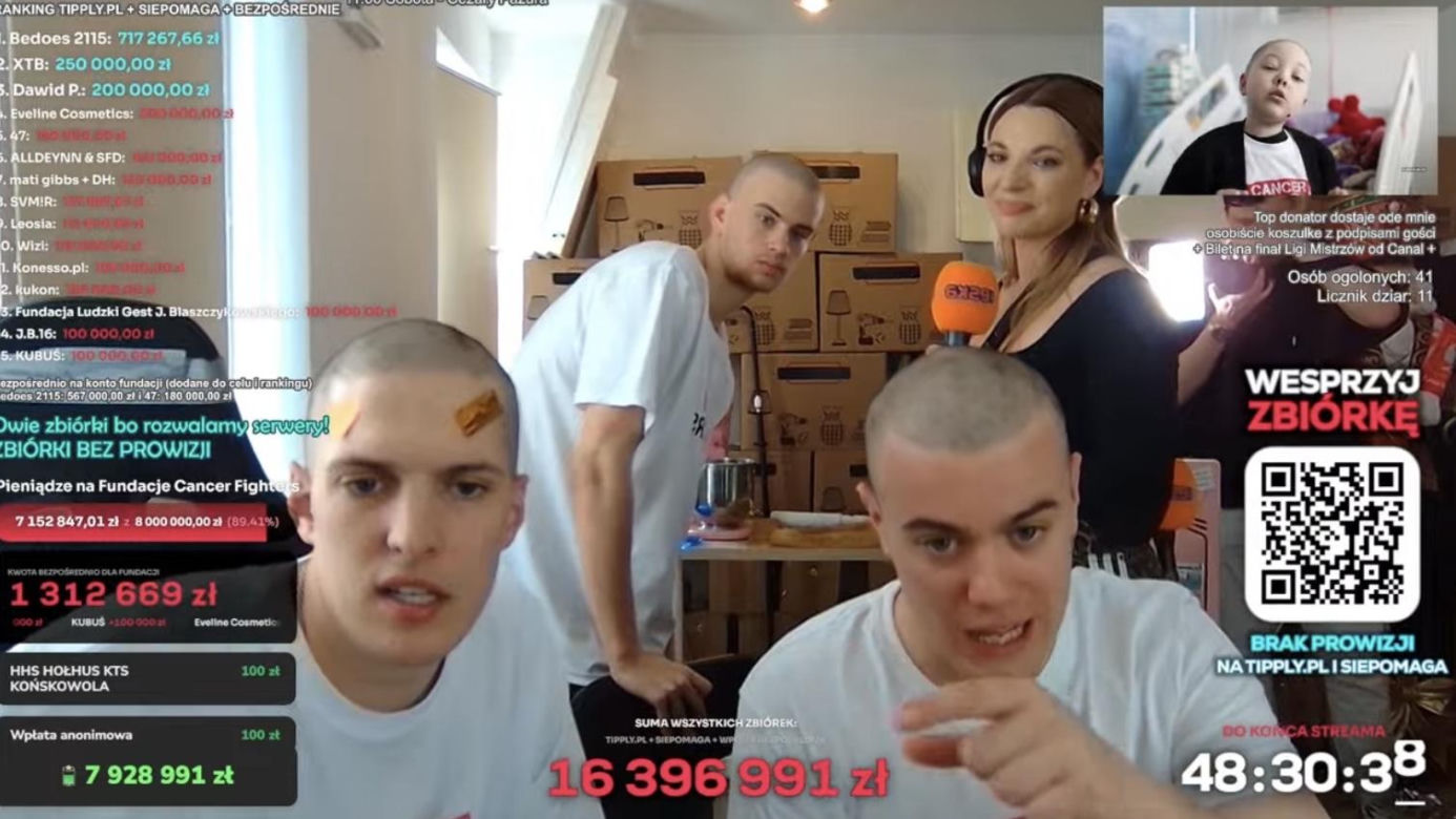 Kasia Węsierska na streamie Łatwoganga