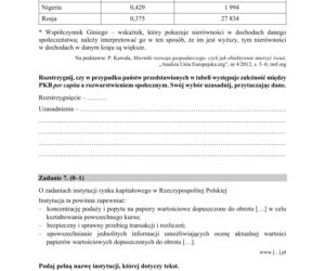 ARKUSZE CKE - Matura z wiedzy o społeczeństwie 2019