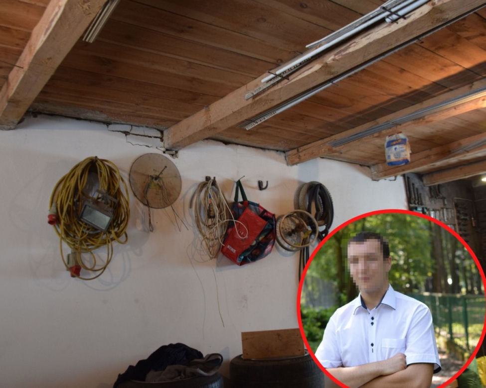 Dawid oślepł w garażu [ZDJĘCIA]