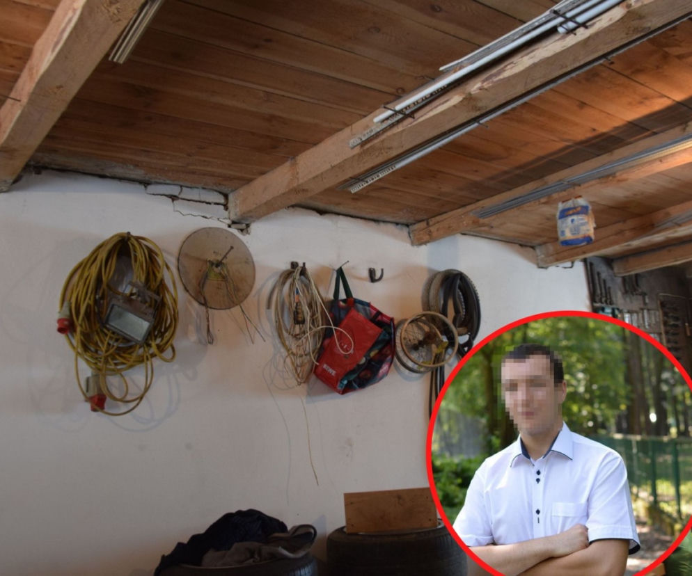 Dawid oślepł w garażu [ZDJĘCIA]