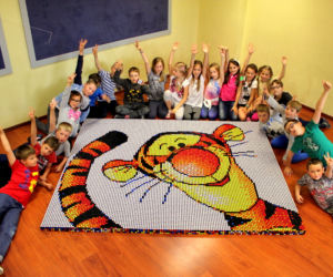 Mozaiki z kostek Rubika autorstwa RubiArt