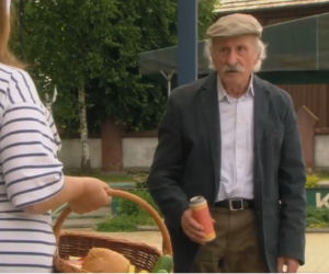 Ranczo 8 sezon odc. 99. Stach Japycz (Franciszek Pieczka), Michałowa (Marta Lipińska)