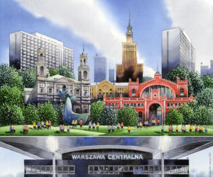 Warszawa na obrazach Tytusa Brzozowskiego