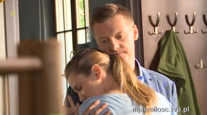 M jak miłość odcinek 1265 Olga (Katarzyna Grabowska), Piotrek (Marcin Mroczek)