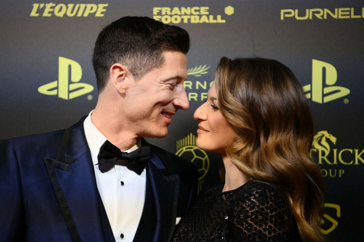 Lewandowscy na gali Złotej Piłki 2021
