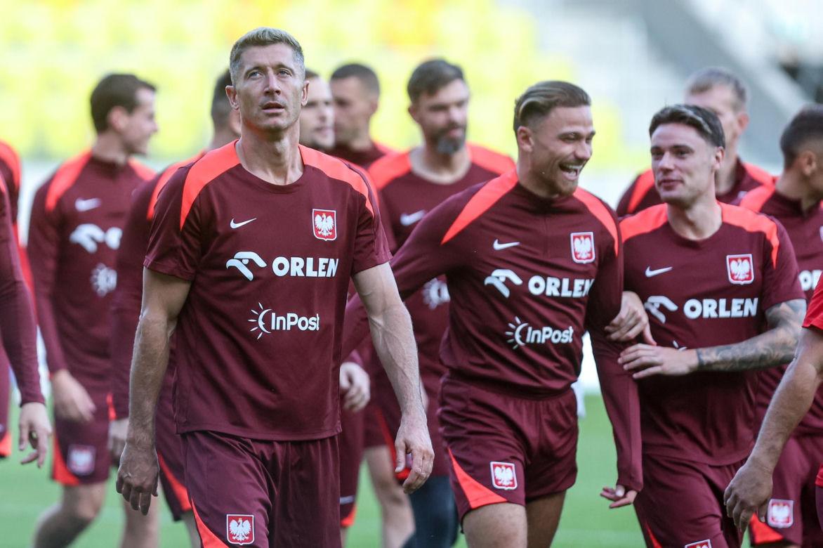 Trening i konferencja prasowa reprezentacji Polski
