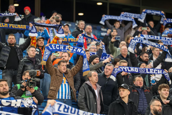 Lech Poznań - Raków Częstochowa: Zdjęcia kibiców z meczu 23. kolejki PKO BP Ekstraklasy